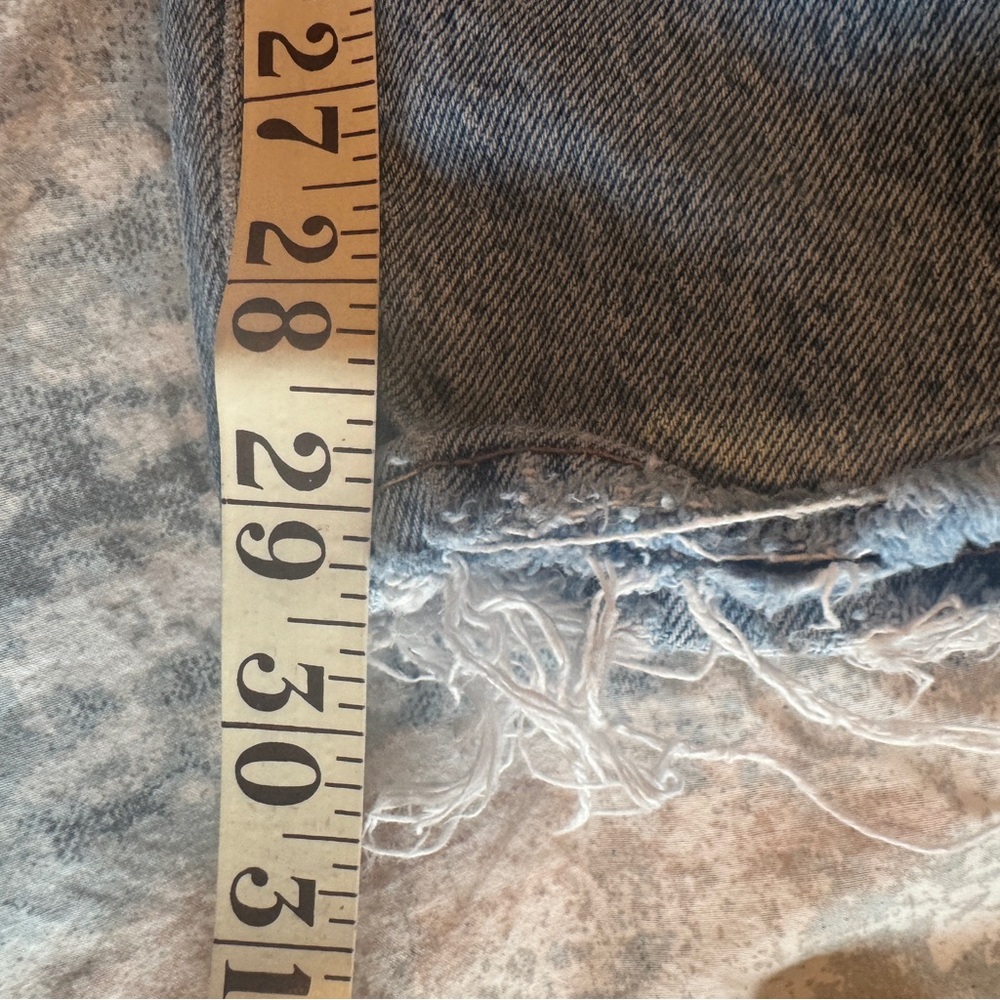 Abercrombie & Fitch The 90s Straight Ultra High Rise Jeans Size 24 S Vent Hem - Picture 15 of 16